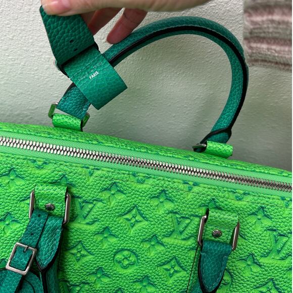 NWOT LV Keepall Bandouliere 50 Taurillon Virgil Abloh 2022 - Picture 3 of 16